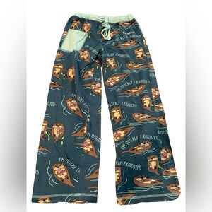 Lazy One Yoga PJ Pants - otterly exhausted